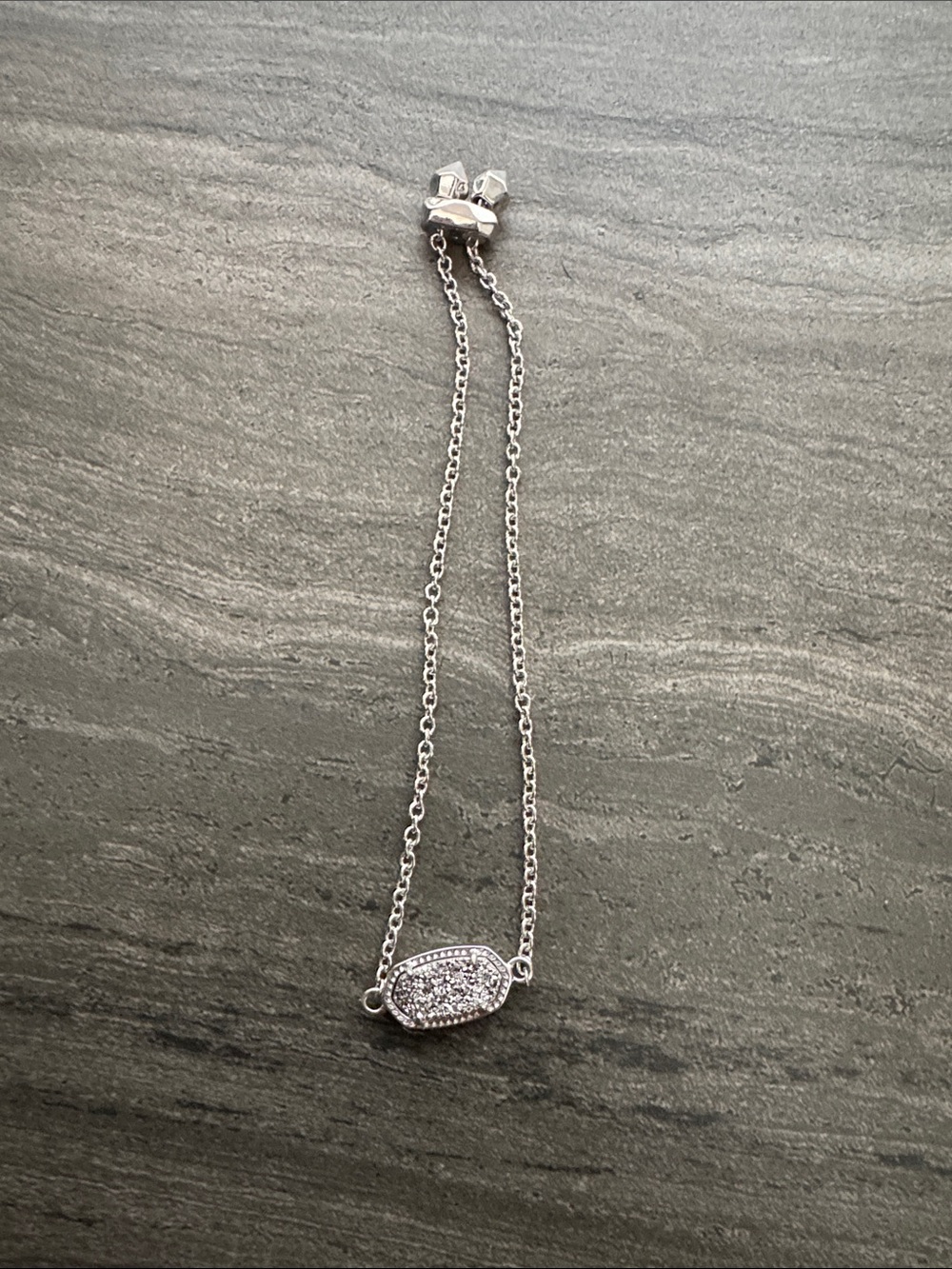 Silver Kendra Scott Oval Slider Bracelet